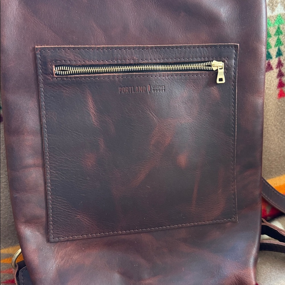 Portland Leather Goods Laptop  Backpack - Picture 3 of 7